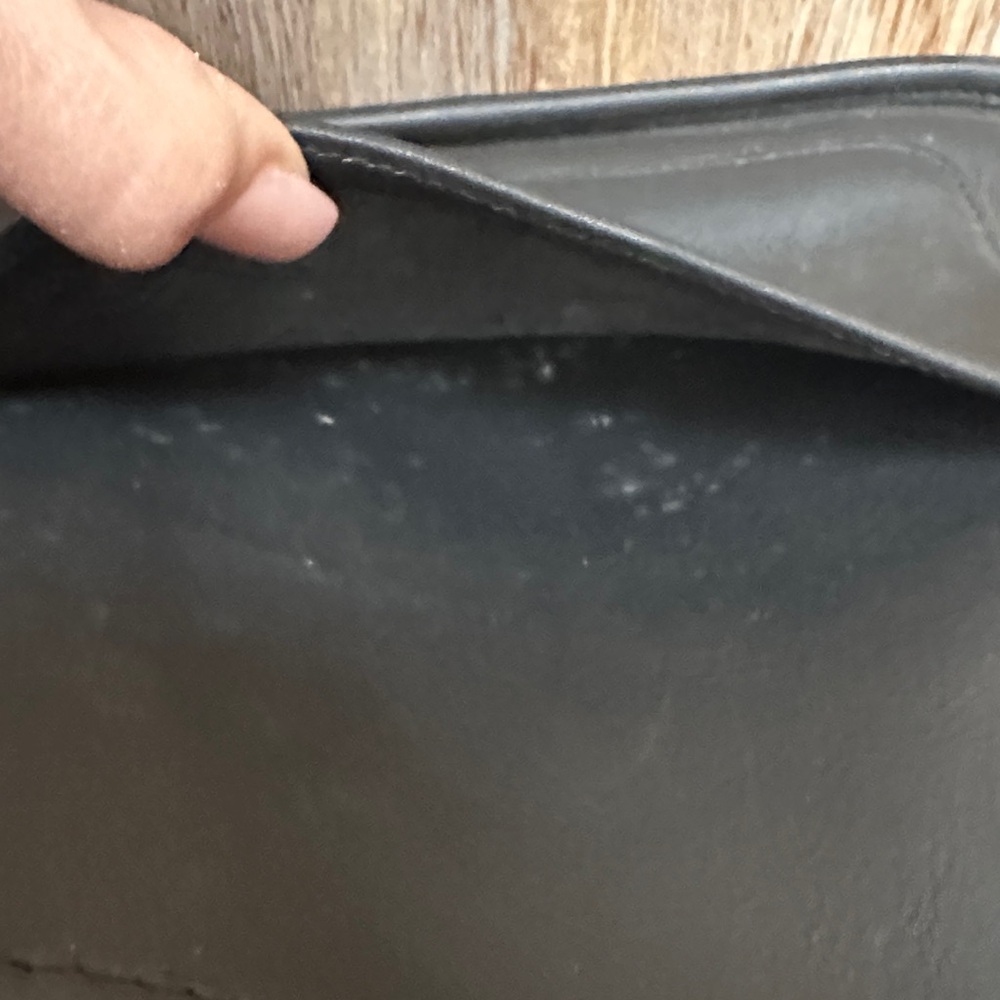 Coach Stewardess 9945 Vintage Black Glove Tanned Cowhide RARE FIND Made in USA - Picture 11 of 16